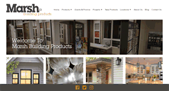 Desktop Screenshot of marshbuildingproducts.com